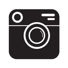 Hipster Photo camera Icon Illustration design