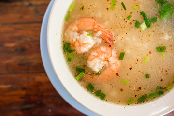 Shrimp porridge