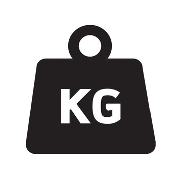 Weight kilogram icon Illustration design