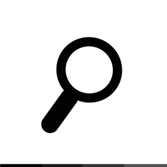 Magnifying Glass Icon Illustration design