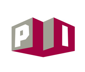 PI Initial Logo for your startup venture
