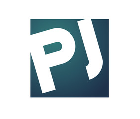 PJ Initial Logo for your startup venture