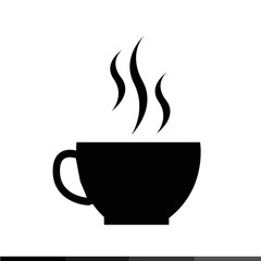 coffee cup icon Illustration design
