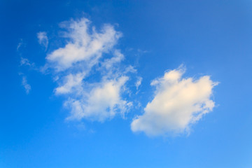clouds on blue sky