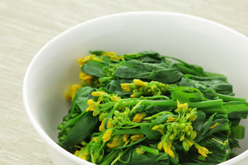 菜の花のおひたし