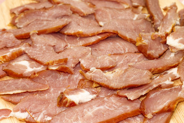 Food. Studio photo of tasty meats, close-up