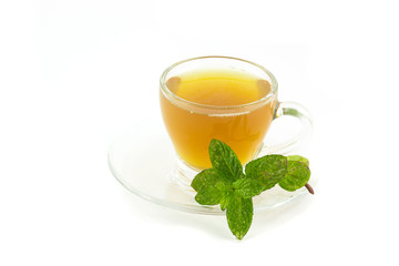 Tazza di tè alla menta 