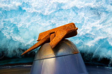 Anchor of a oil tanker