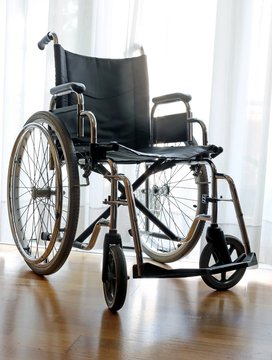 modern lightweight wheelchair to help disabled people