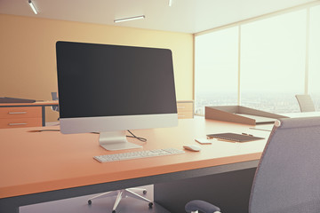 Fototapeta premium Computer display blank