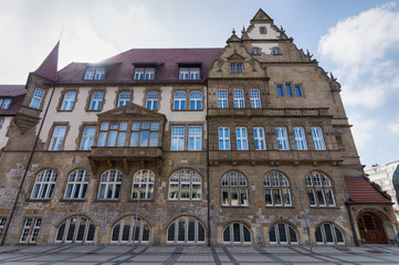 Fototapeta na wymiar Historisches Rathaus von Bielefeld, Nordrhein-Westfalen