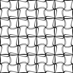 Vector modern seamless geometry pattern squares, black and white abstract geometric background, subtle pillow print, monochrome retro texture, hipster fashion design