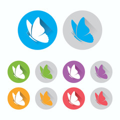 butterfly logo icon