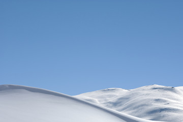 Schneehintergund