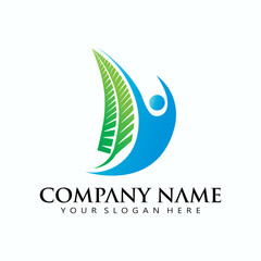 Fototapeta premium Green Life Logo