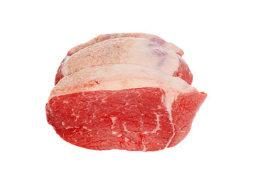 uncooked outside round roast beef