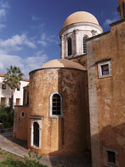 Das Kloster Agia Triada auf der Halbinsel Akrotiri im Nordwesten von Kreta.