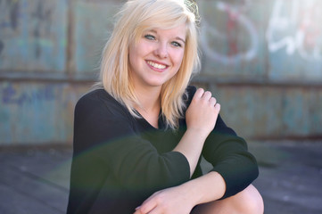 Attractive young woman