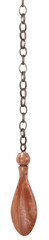 Pull chain with wooden handle