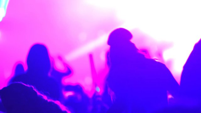 Party Crowd People Event Dance Hand Up