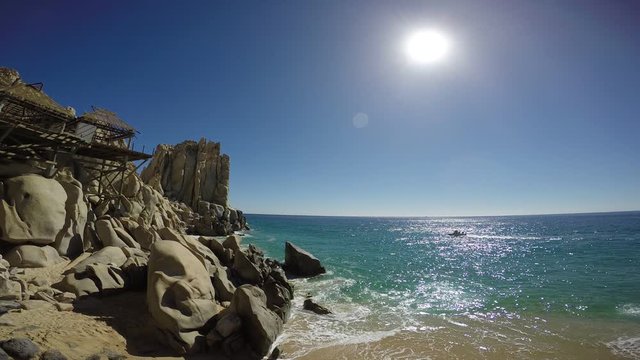 Великолепный ппляж на самом юге полуострова Клифорния. Кабо Сан Лукас. Мексика.