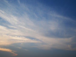 Clouds in the blue sky, Thailand
