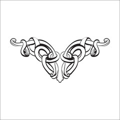 decorative elements in vintage style for decoration layout, fram