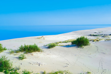 Fototapeta na wymiar White Sand Dunes