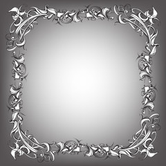 decorative elements in vintage style for decoration layout, fram