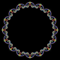 decorative elements in vintage style for decoration layout, fram