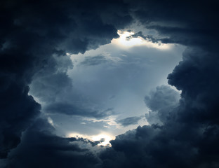 Fototapeta na wymiar Dramatic Cloudscape Background
