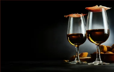 Fotobehang Spanish tapas and sherry aperitif © exclusive-design