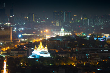 Golden Mount Temple and Ananda Samakhom Throne Hall