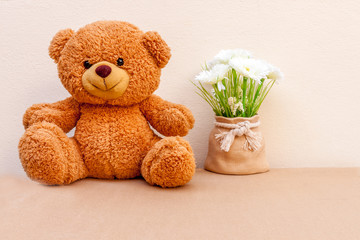 Nice and cute teddy bear