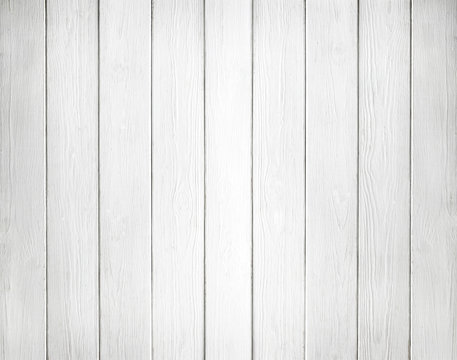 White background of wooden planks