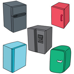 vector set of refrigerator
