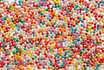 Fototapeta na wymiar Background from sugar pearls for food decoration