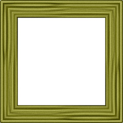 wooden frame isolated on white