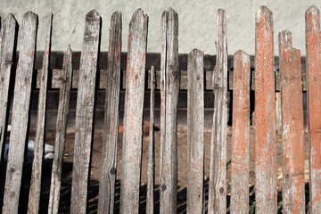 texture of the old fence