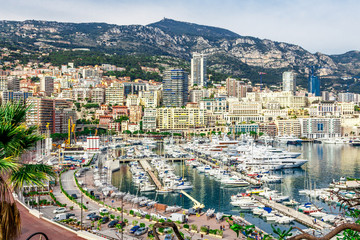 Cityscape of La Condamine, Monaco-Ville, Monaco