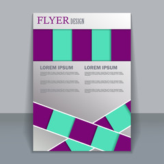 Vector flyer template for design 