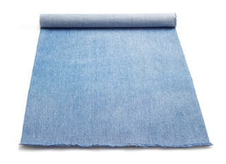 blue jean isolated on white