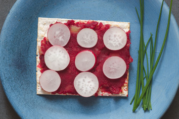 fresh spring sanwich