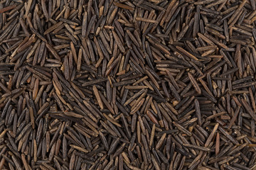 Background of black wild rice