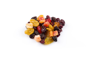 Mix variety of dried fruit
