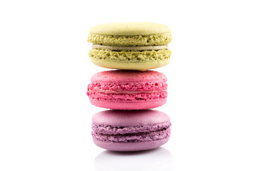 Tasty colorful macaroon