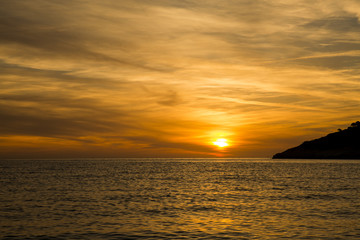 Fototapeta premium Clouds and sunset