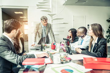 Business meeting in the office