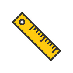 Ruler Outline Icon