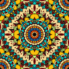 Seamless vector colorful pattern.